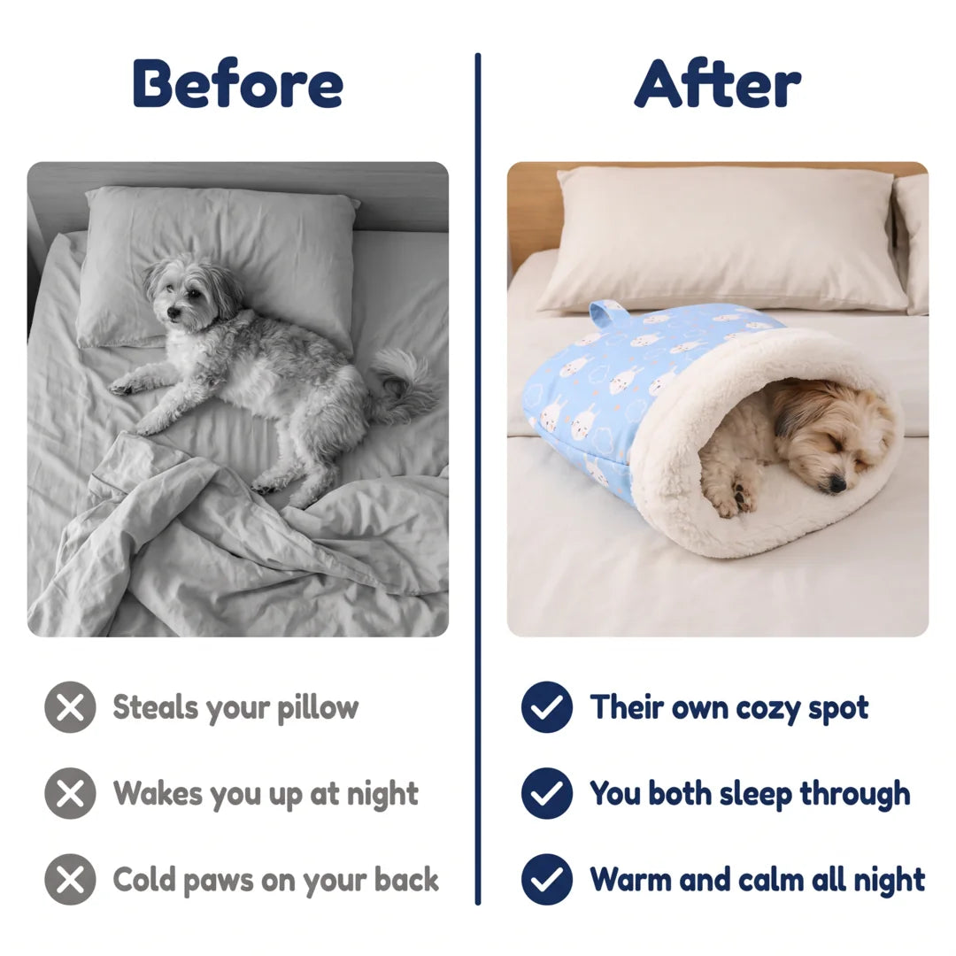 Before and after: your own bed back